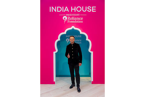 Rahul Dravid at the India House, Paris